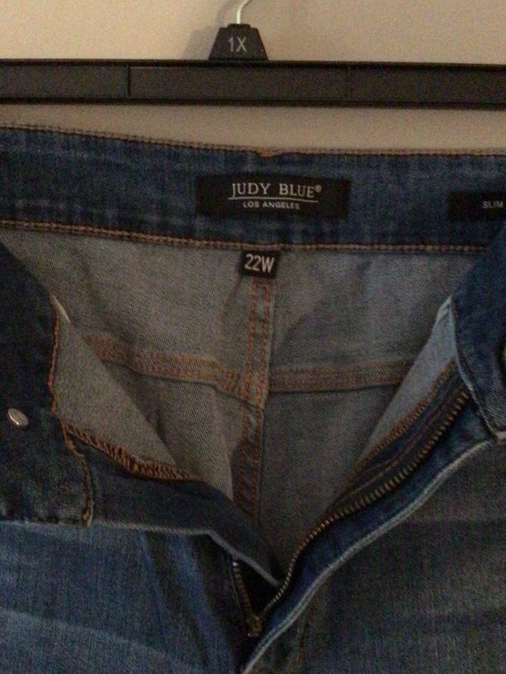 Judy Blue Mid Wash Blue Denim Jeans - Picture 2 of 6